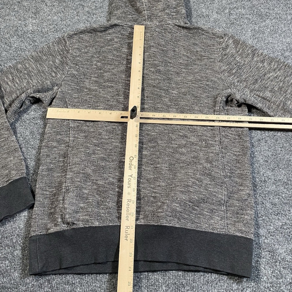 Nike Mens Small Henley Hooded Sweatshirt Heavy Knit Skater Grunge Retro Style - Picture 8 of 9